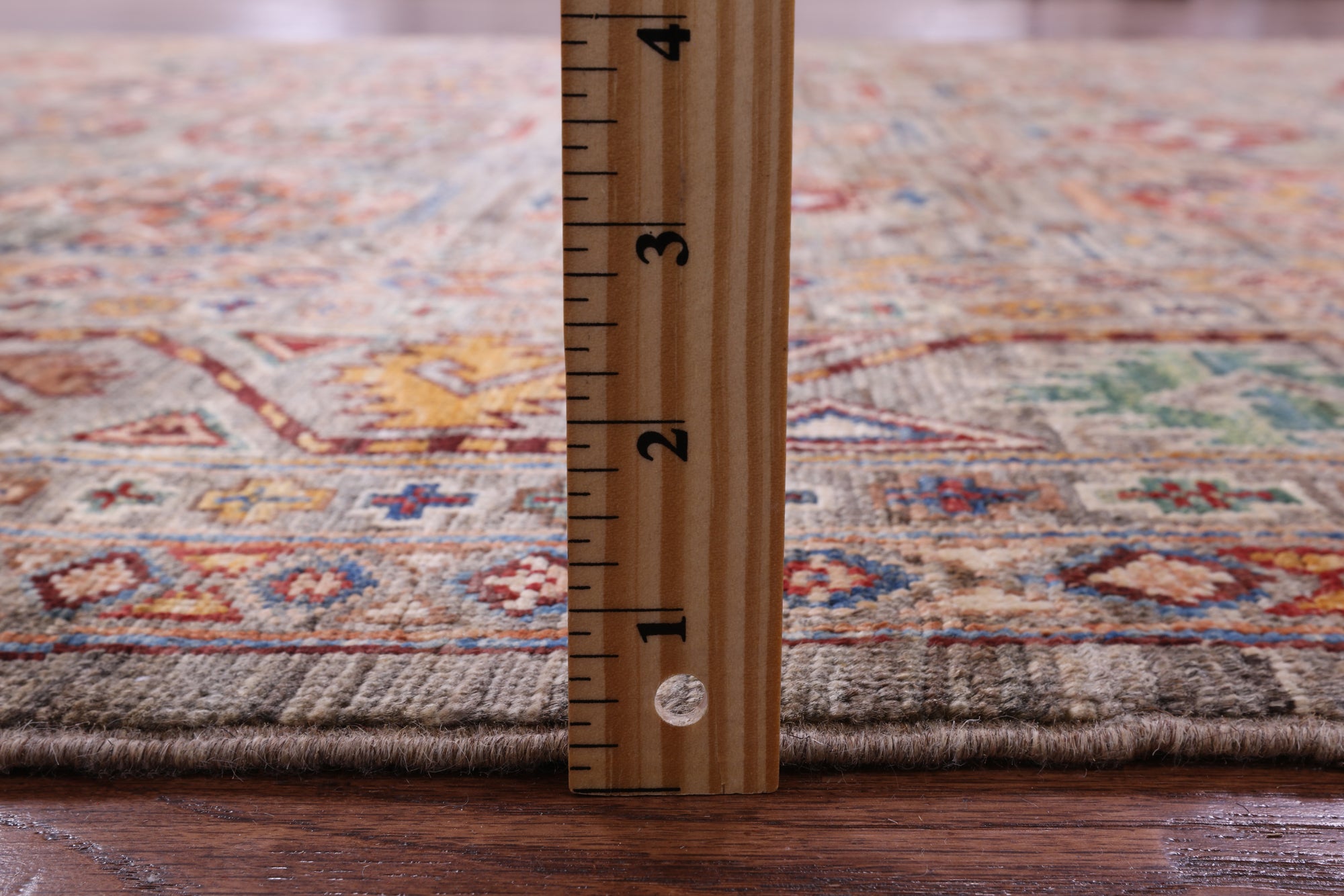Turkmen Ersari Hand Knotted Wool Rug - 5' 10" X 8' 2" - Golden Nile