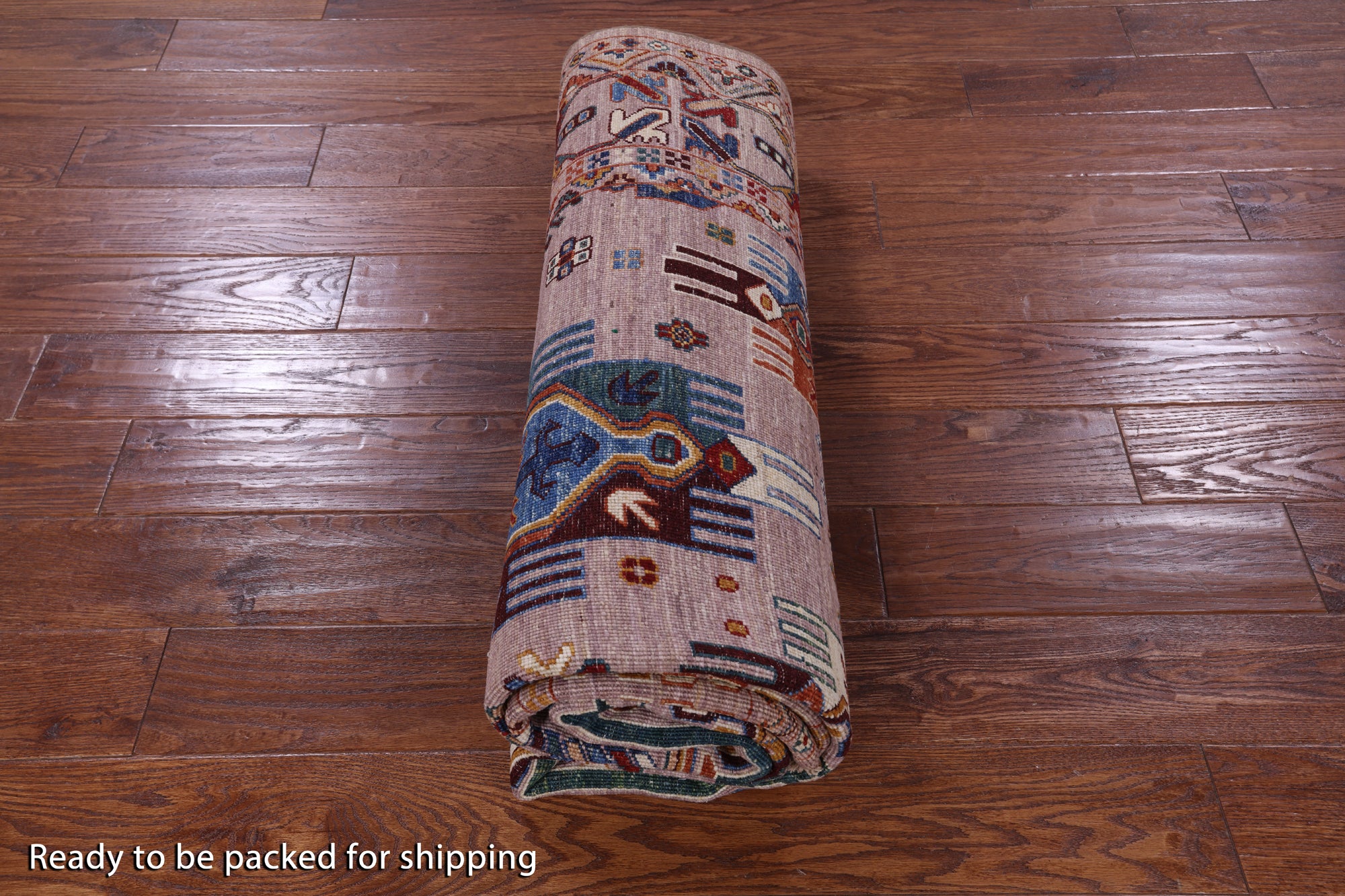 Persian Fine Serapi Hand Knotted Wool Rug - 5' 8" X 8' 4" - Golden Nile