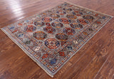 Turkmen Ersari Hand Knotted Wool Rug - 4' 2" X 5' 8" - Golden Nile
