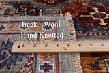 Turkmen Ersari Hand Knotted Wool Rug - 4' 2" X 5' 8" - Golden Nile