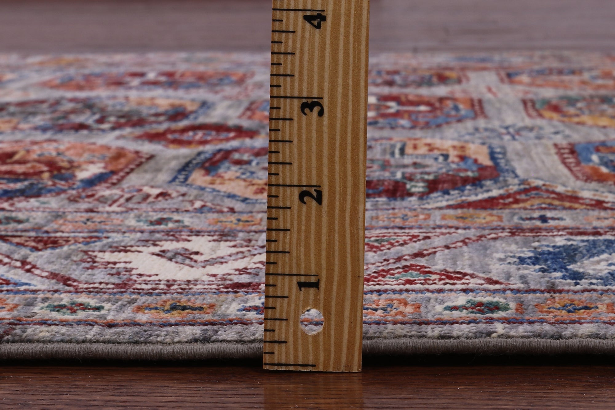 Turkmen Ersari Hand Knotted Wool Rug - 4' 2" X 5' 8" - Golden Nile