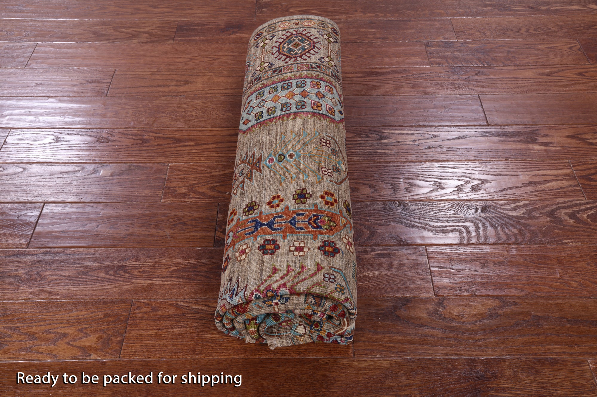 Turkmen Ersari Hand Knotted Wool Rug - 5' 8" X 8' 0" - Golden Nile