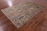 Turkmen Ersari Hand Knotted Wool Rug - 5' 8" X 8' 0" - Golden Nile