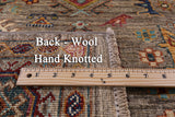 Turkmen Ersari Hand Knotted Wool Rug - 5' 8" X 8' 0" - Golden Nile