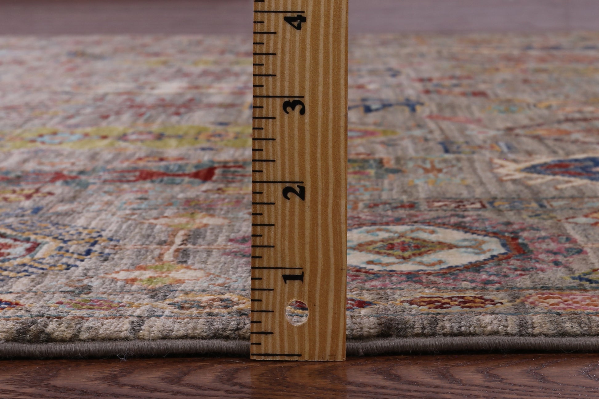 Turkmen Ersari Hand Knotted Wool Rug - 5' 8" X 8' 0" - Golden Nile