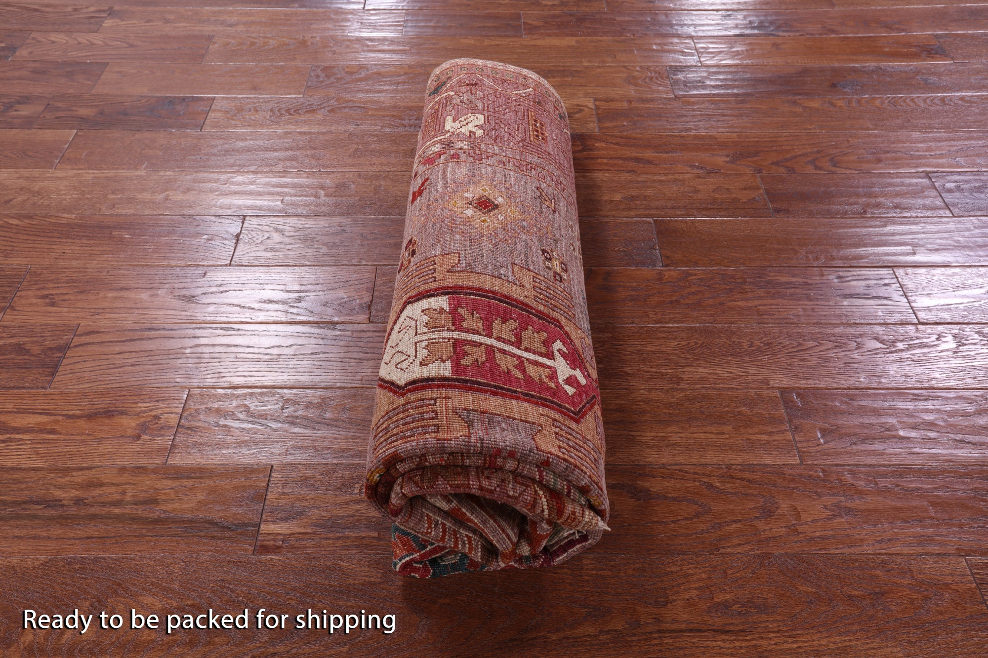 Persian Fine Serapi Handmade Wool Rug - 5' 8" X 8' 2" - Golden Nile