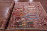 Persian Fine Serapi Handmade Wool Rug - 5' 8" X 8' 2" - Golden Nile