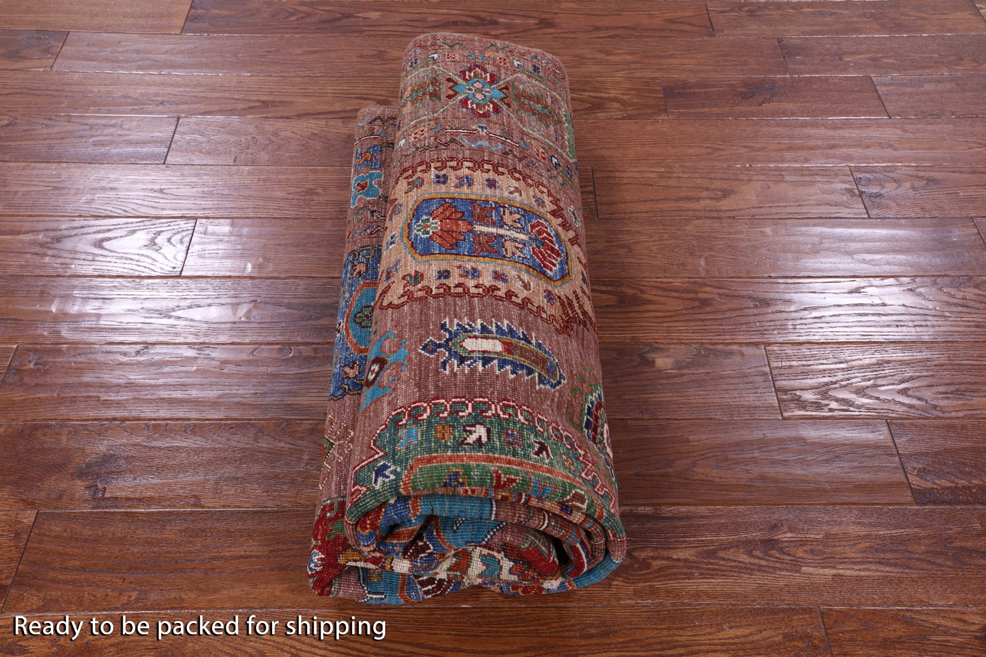 Turkmen Ersari Hand Knotted Wool Rug - 5' 8" X 8' 0" - Golden Nile