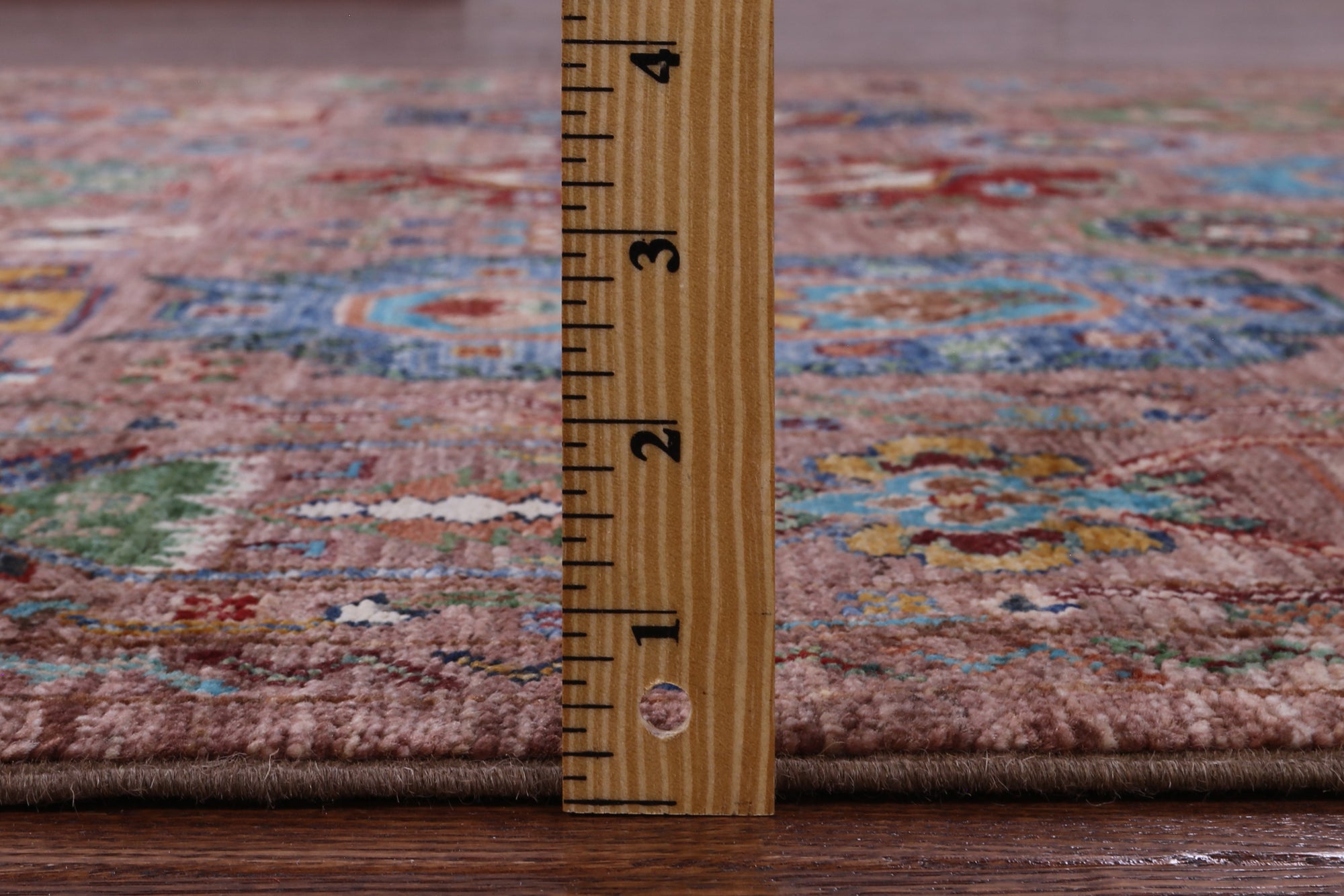 Turkmen Ersari Hand Knotted Wool Rug - 5' 8" X 8' 0" - Golden Nile