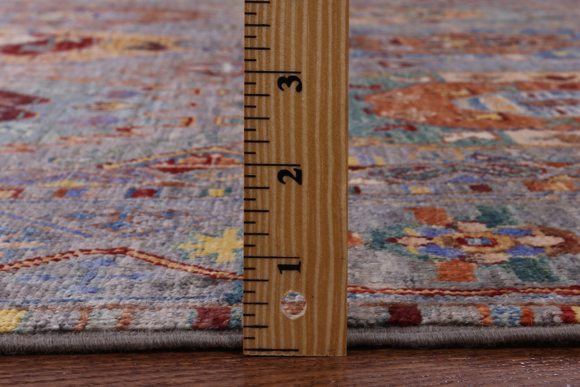 Turkmen Ersari Hand Knotted Wool Rug - 5' 8" X 7' 8" - Golden Nile
