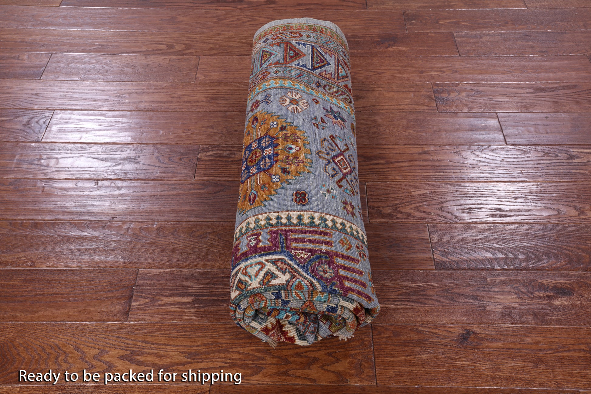 Turkmen Ersari Hand Knotted Wool Rug - 5' 8" X 7' 11" - Golden Nile