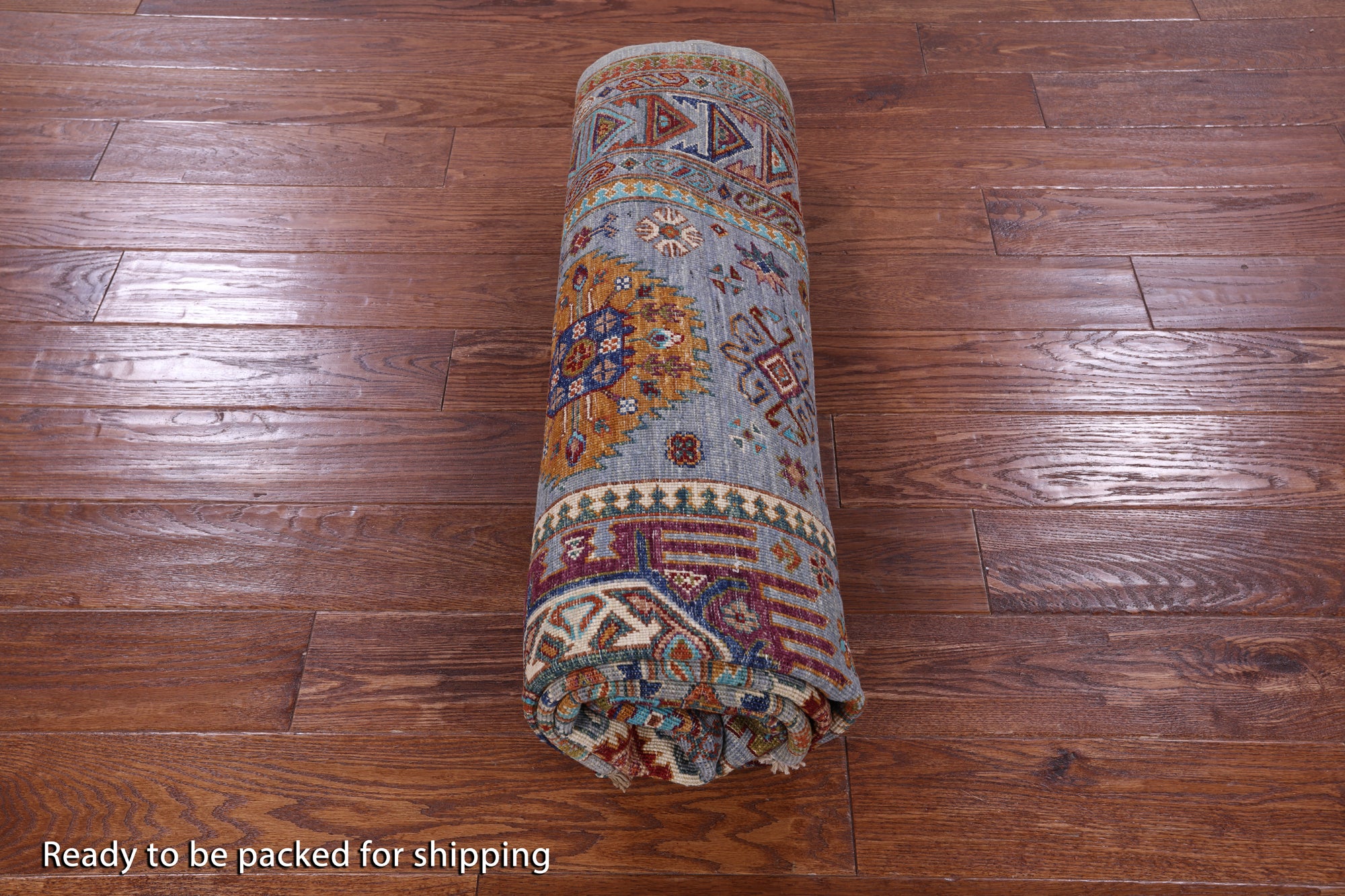 Turkmen Ersari Hand Knotted Wool Rug - 5' 8" X 7' 11" - Golden Nile