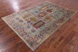 Turkmen Ersari Hand Knotted Wool Rug - 5' 8" X 7' 11" - Golden Nile