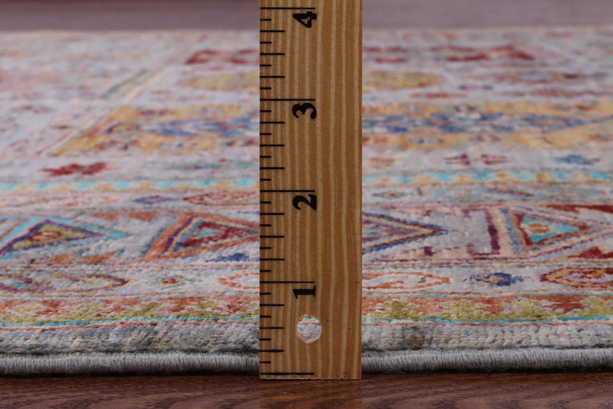 Turkmen Ersari Hand Knotted Wool Rug - 5' 8" X 7' 11" - Golden Nile