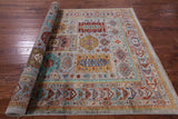 Turkmen Ersari Hand Knotted Wool Rug - 5' 8" X 7' 11" - Golden Nile