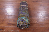 Geometric Persian Mamluk Hand Knotted Wool Rug - 6' 7" X 9' 10" - Golden Nile