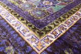 Geometric Persian Mamluk Hand Knotted Wool Rug - 6' 7" X 9' 10" - Golden Nile