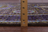 Brown Geometric Persian Mamluk Hand Knotted Wool Rug - 5' 9" X 7' 8" - Golden Nile