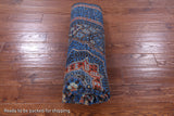 Brown Geometric Persian Mamluk Hand Knotted Wool Rug - 5' 8" X 7' 9" - Golden Nile