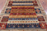 Tribal Persian Gabbeh Hand Knotted Wool Rug - 5' 0" X 6' 9" - Golden Nile