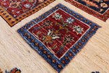 Ivory Garden Design Persian Handmade Wool Rug - 5' 7" X 7' 10" - Golden Nile