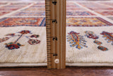 Ivory Garden Design Persian Handmade Wool Rug - 5' 7" X 7' 10" - Golden Nile