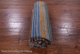 Khorjin Persian Gabbeh Hand Knotted Wool Rug - 5' 0" X 6' 9" - Golden Nile