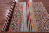 Khorjin Persian Gabbeh Hand Knotted Wool Rug - 6' 10" X 10' 1" - Golden Nile