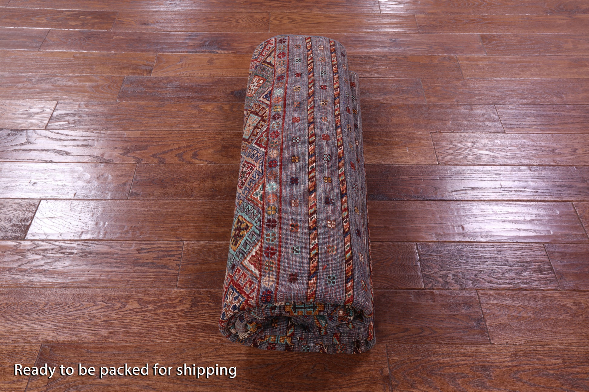 Khorjin Persian Gabbeh Handmade Wool Rug - 5' 8" X 7' 10" - Golden Nile
