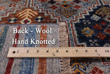 Khorjin Persian Gabbeh Hand Knotted Wool Rug - 5' 8" X 7' 11" - Golden Nile