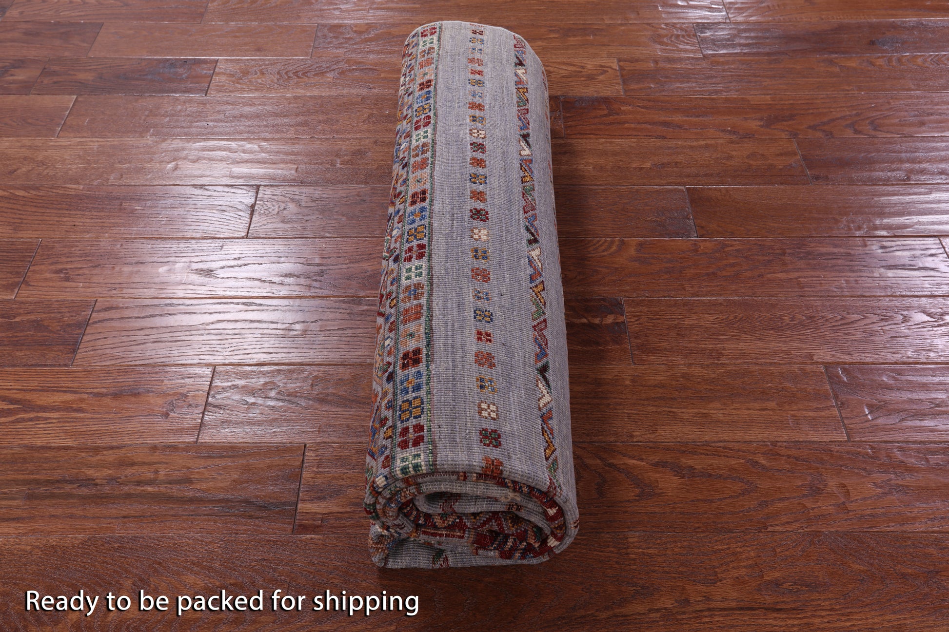 Khorjin Persian Gabbeh Hand Knotted Wool Rug - 5' 8" X 8' 9" - Golden Nile