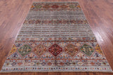 Khorjin Persian Gabbeh Hand Knotted Wool Rug - 5' 8" X 8' 9" - Golden Nile