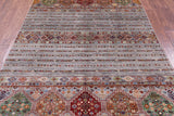 Khorjin Persian Gabbeh Hand Knotted Wool Rug - 5' 8" X 8' 9" - Golden Nile