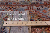 Khorjin Persian Gabbeh Hand Knotted Wool Rug - 5' 8" X 8' 9" - Golden Nile