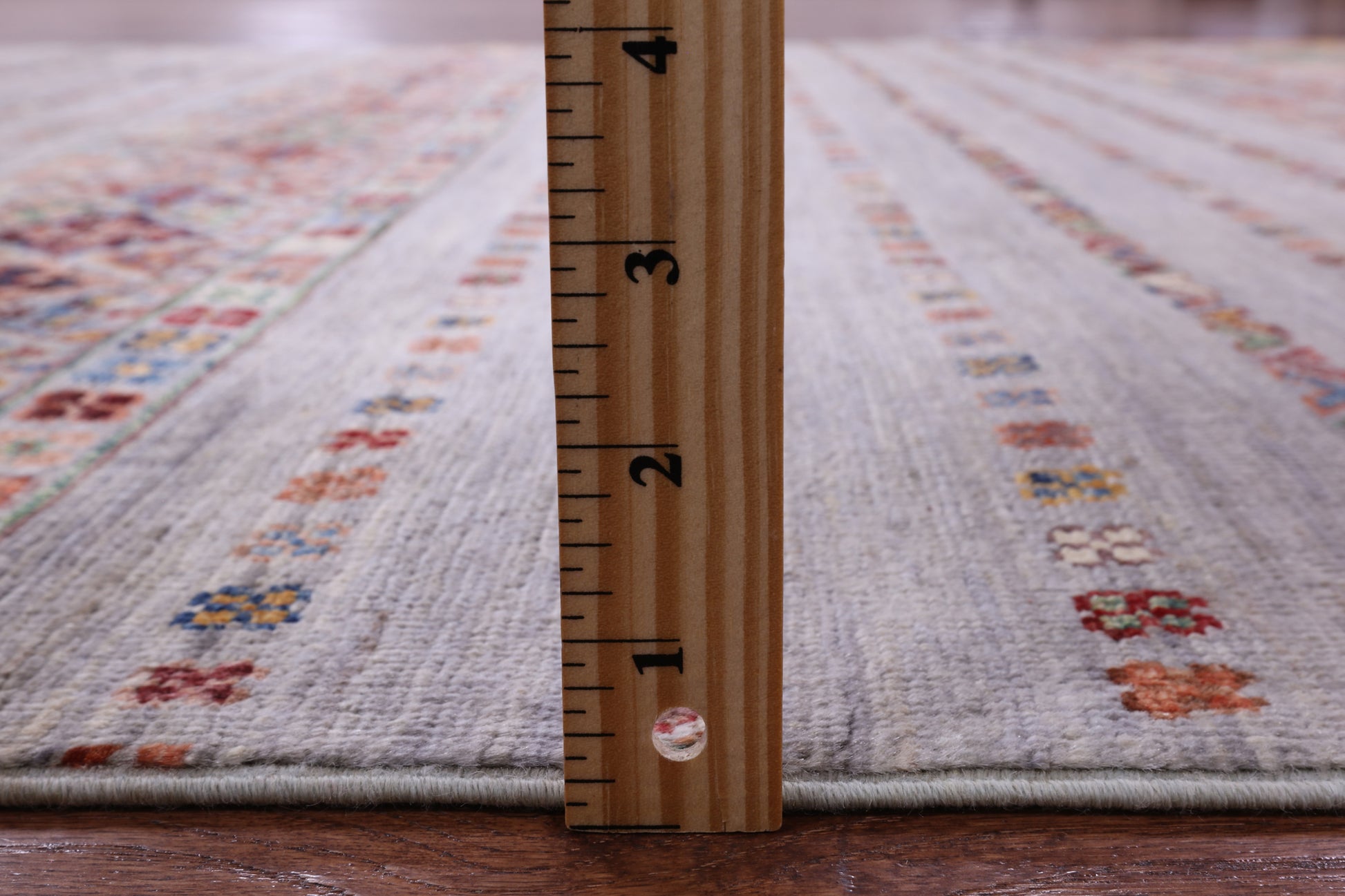 Khorjin Persian Gabbeh Hand Knotted Wool Rug - 5' 8" X 8' 9" - Golden Nile