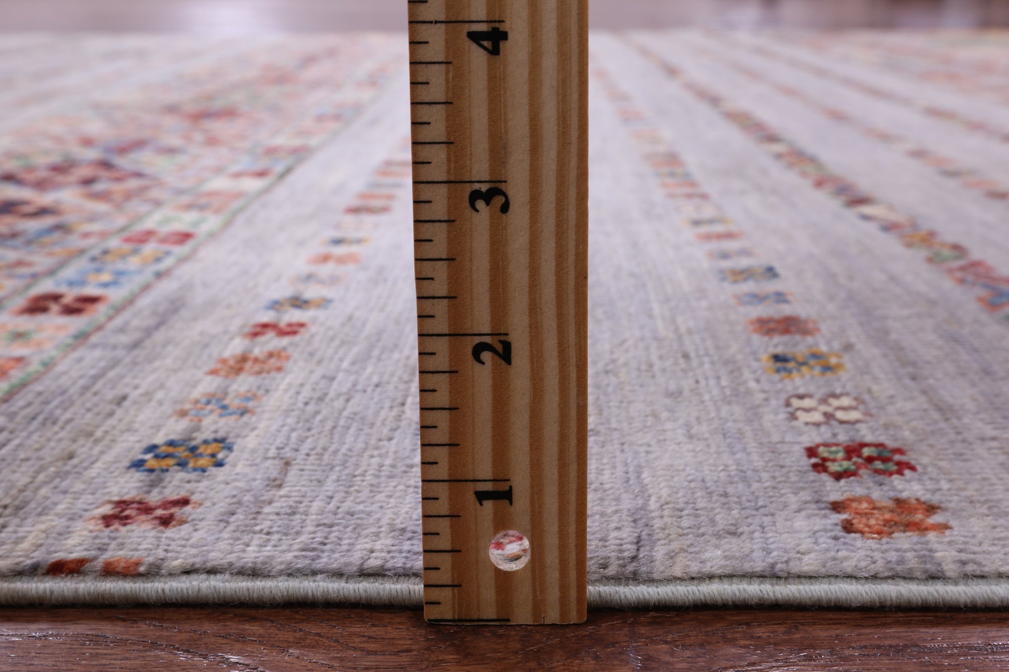 Khorjin Persian Gabbeh Hand Knotted Wool Rug - 5' 8" X 8' 9" - Golden Nile