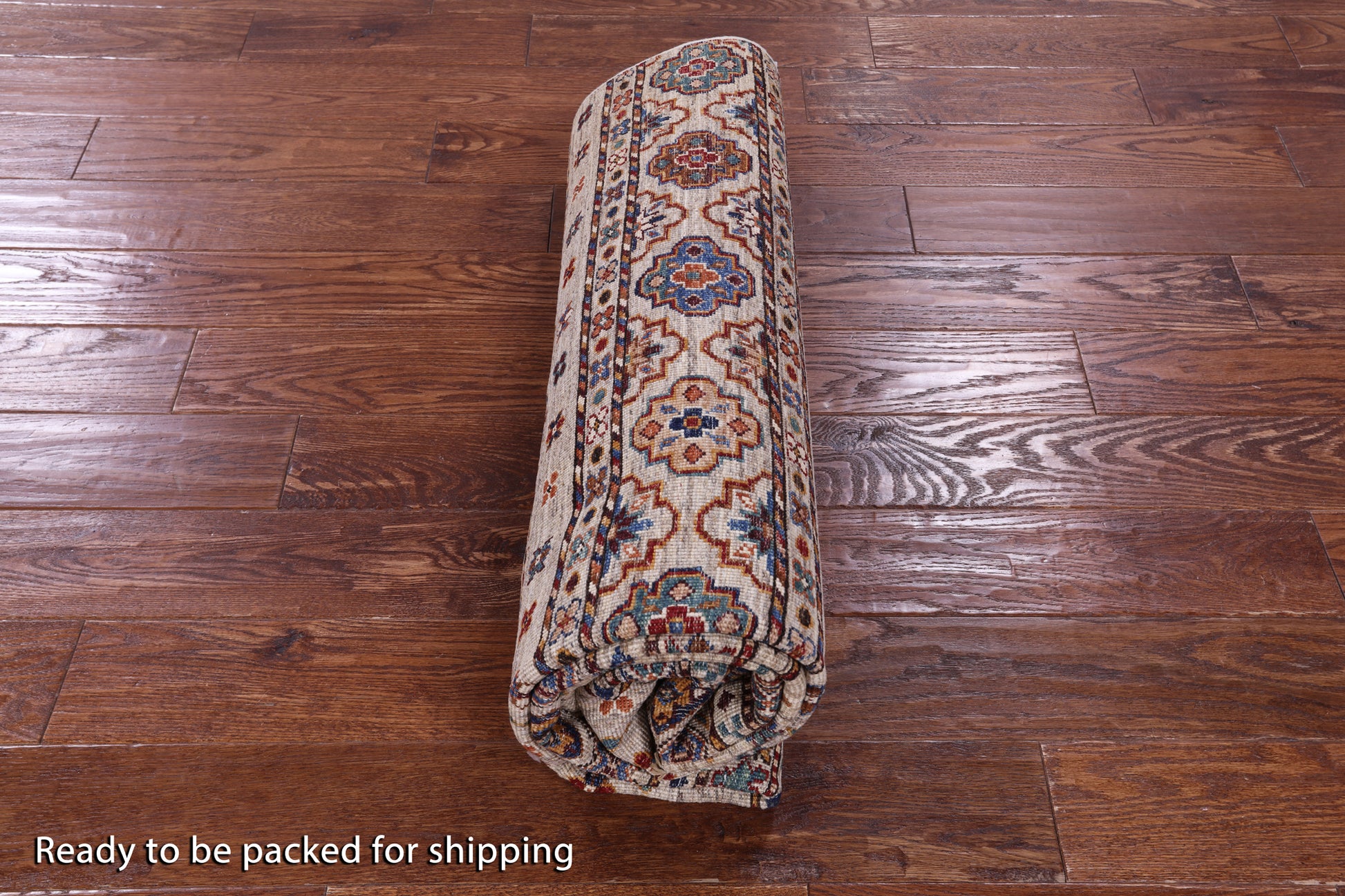 Khorjin Persian Gabbeh Hand Knotted Wool Rug - 5' 6" X 7' 9" - Golden Nile