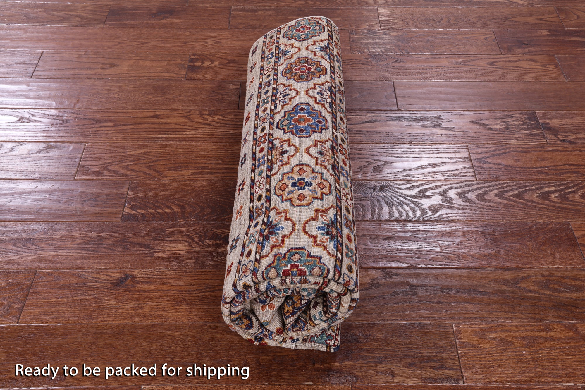 Khorjin Persian Gabbeh Hand Knotted Wool Rug - 5' 6" X 7' 9" - Golden Nile