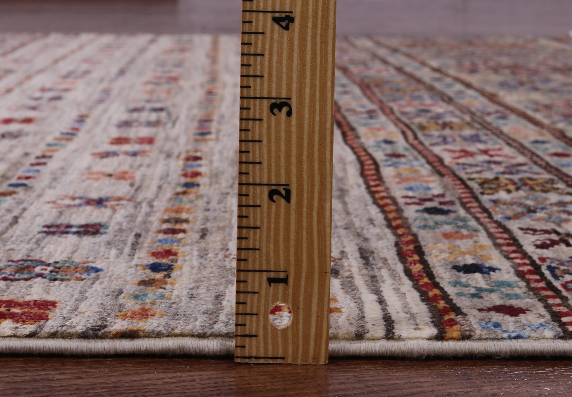 Khorjin Persian Gabbeh Hand Knotted Wool Rug - 5' 6" X 7' 9" - Golden Nile