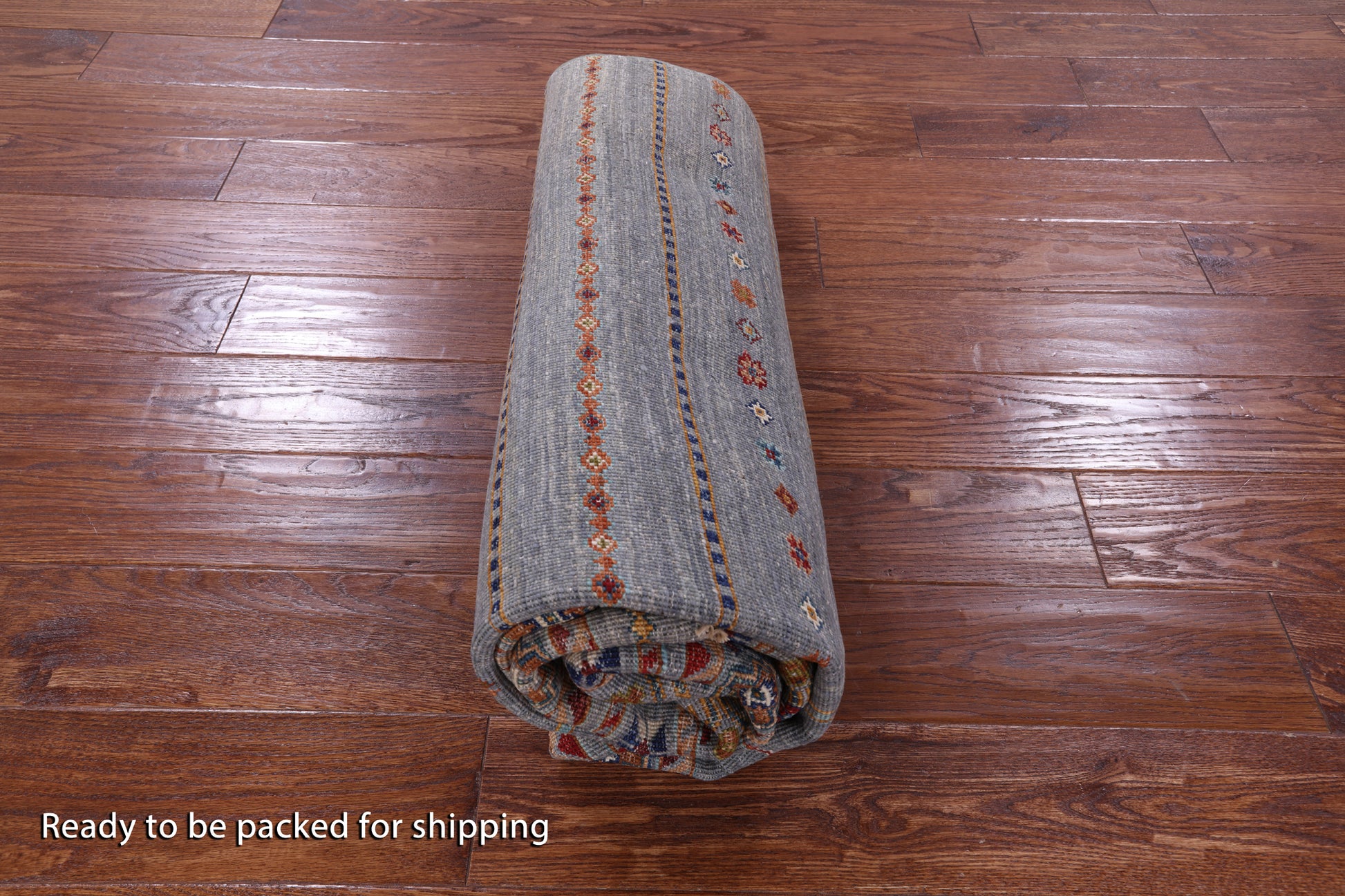 Khorjin Persian Gabbeh Hand Knotted Wool Rug - 5' 0" X 7' 0" - Golden Nile
