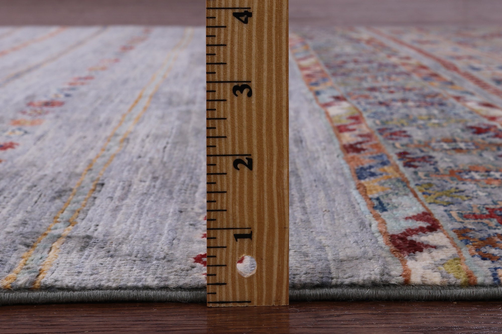 Khorjin Persian Gabbeh Hand Knotted Wool Rug - 5' 0" X 7' 0" - Golden Nile