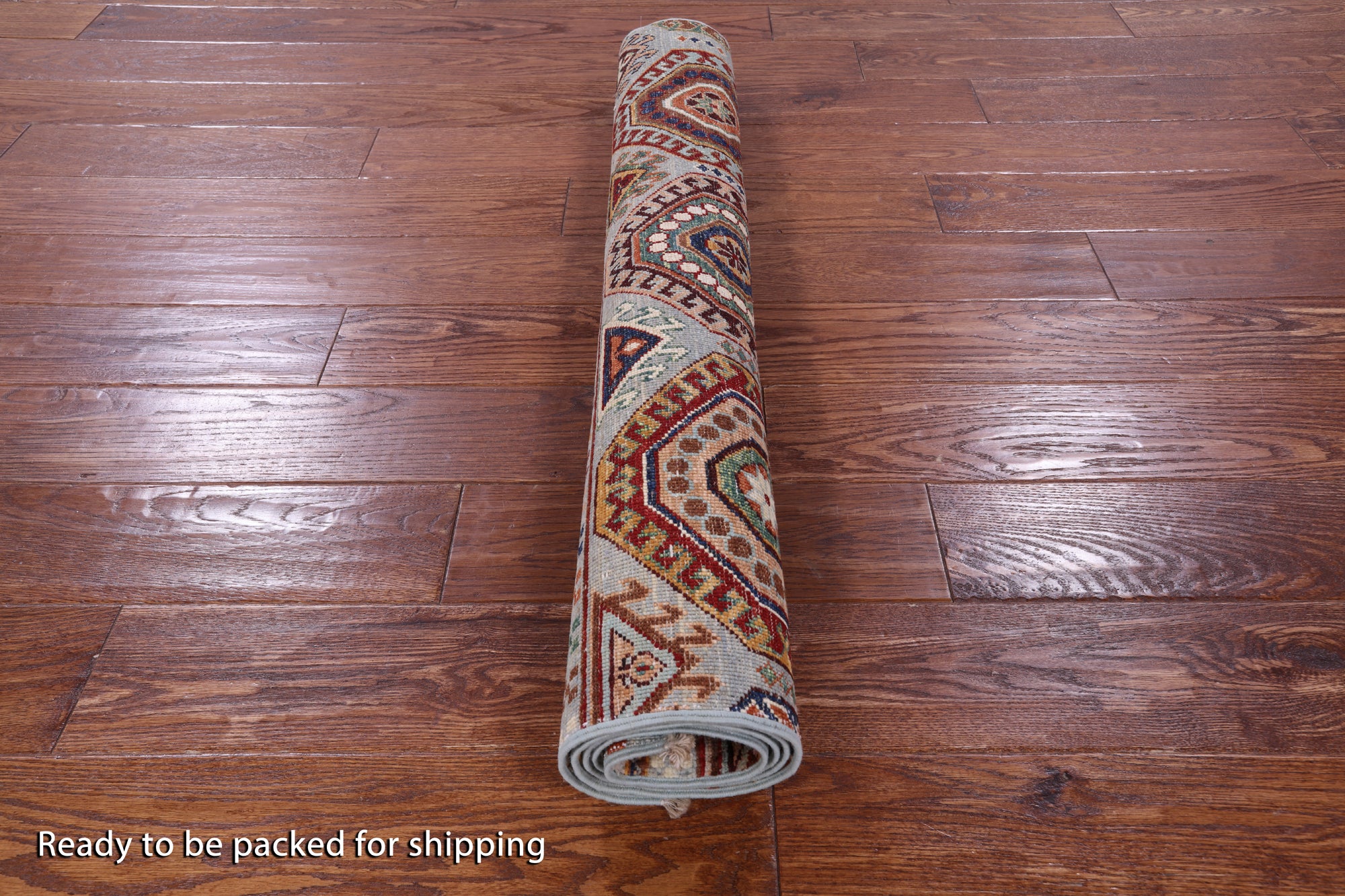 Khorjin Persian Gabbeh Handmade Wool Rug - 3' 4" X 4' 10" - Golden Nile