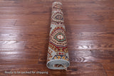 Khorjin Persian Gabbeh Hand Knotted Wool Rug - 3' 4" X 4' 10" - Golden Nile