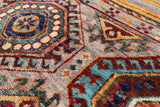 Khorjin Persian Gabbeh Handmade Wool Rug - 3' 4" X 5' 1" - Golden Nile