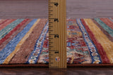 Khorjin Persian Gabbeh Hand Knotted Wool Rug - 2' 6" X 4' 1" - Golden Nile