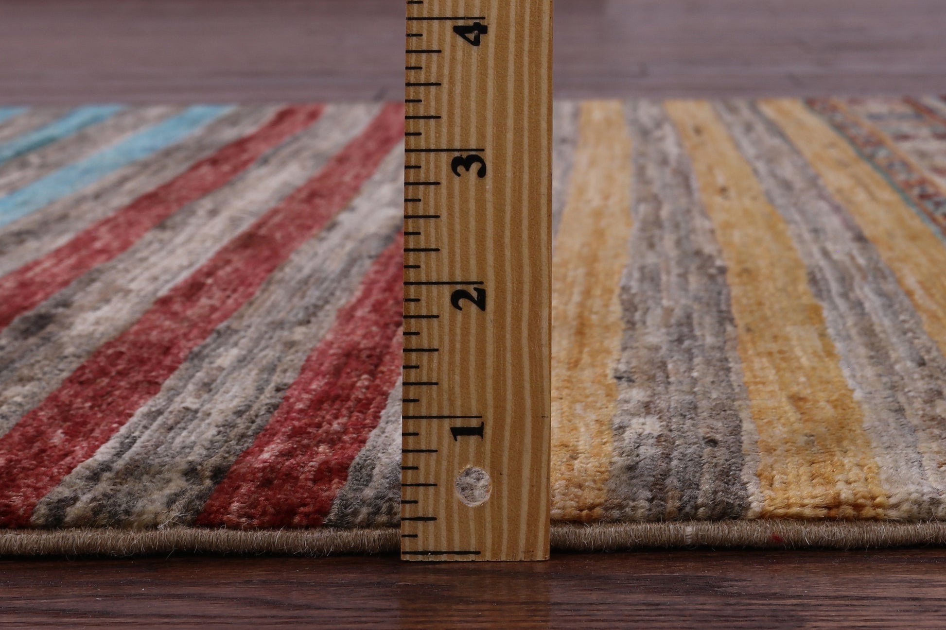 Khorjin Persian Gabbeh Hand Knotted Wool Rug - 3' 3" X 5' 1" - Golden Nile