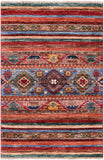 Khorjin Persian Gabbeh Hand Knotted Wool Rug - 2' 9" X 4' 1" - Golden Nile