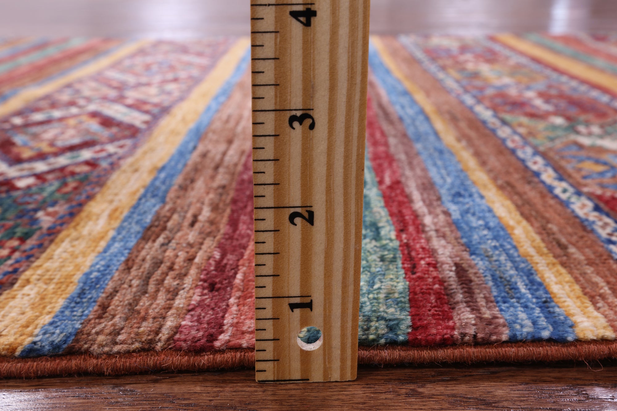 Khorjin Persian Gabbeh Handmade Wool Rug - 2' 7" X 4' 1" - Golden Nile