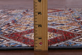 Grey Khorjin Persian Gabbeh Hand Knotted Wool Rug - 2' 8" X 4' 1" - Golden Nile