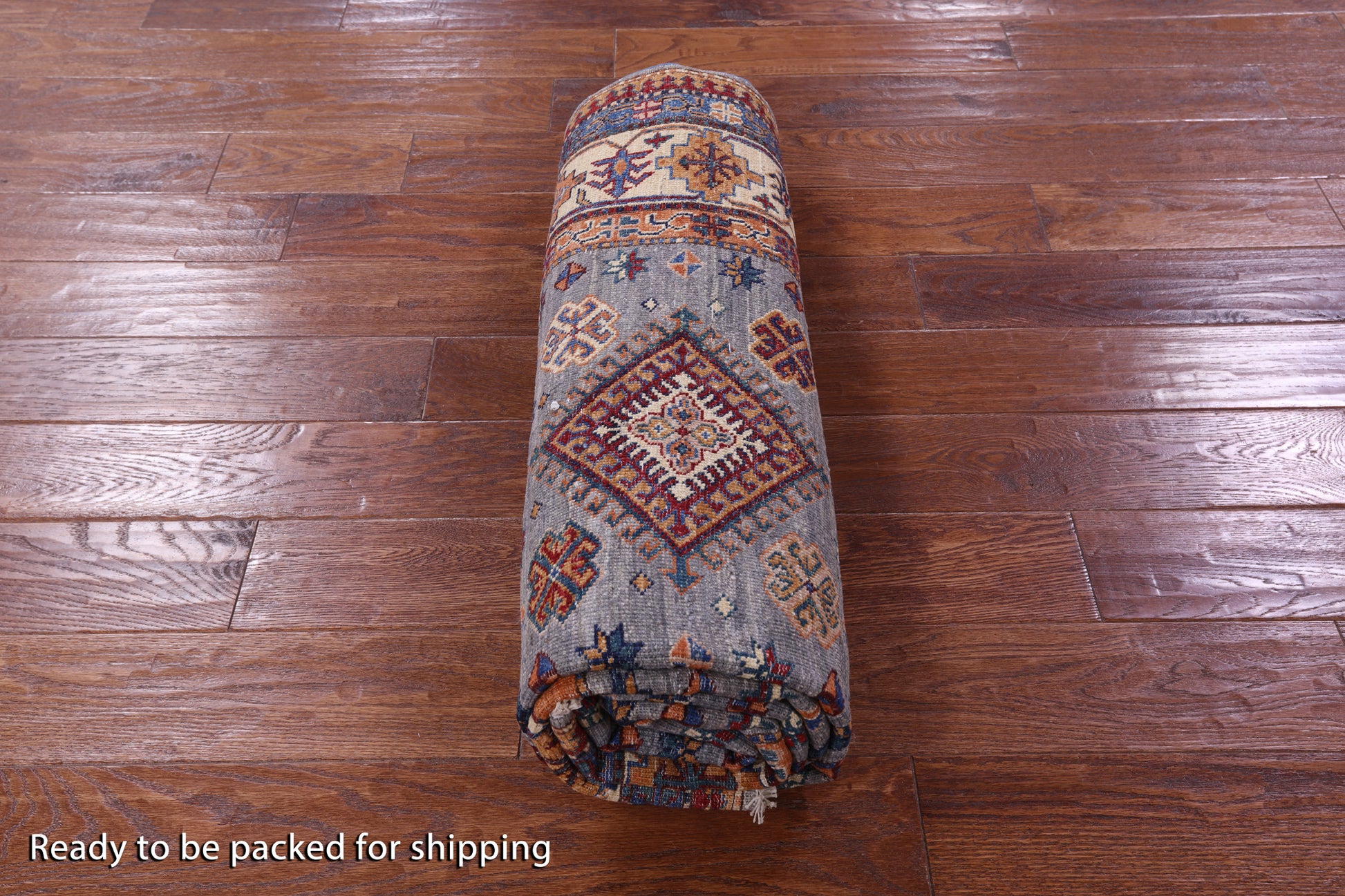 Super Kazak Hand Knotted Wool Rug - 5' 6" X 8' 3" - Golden Nile